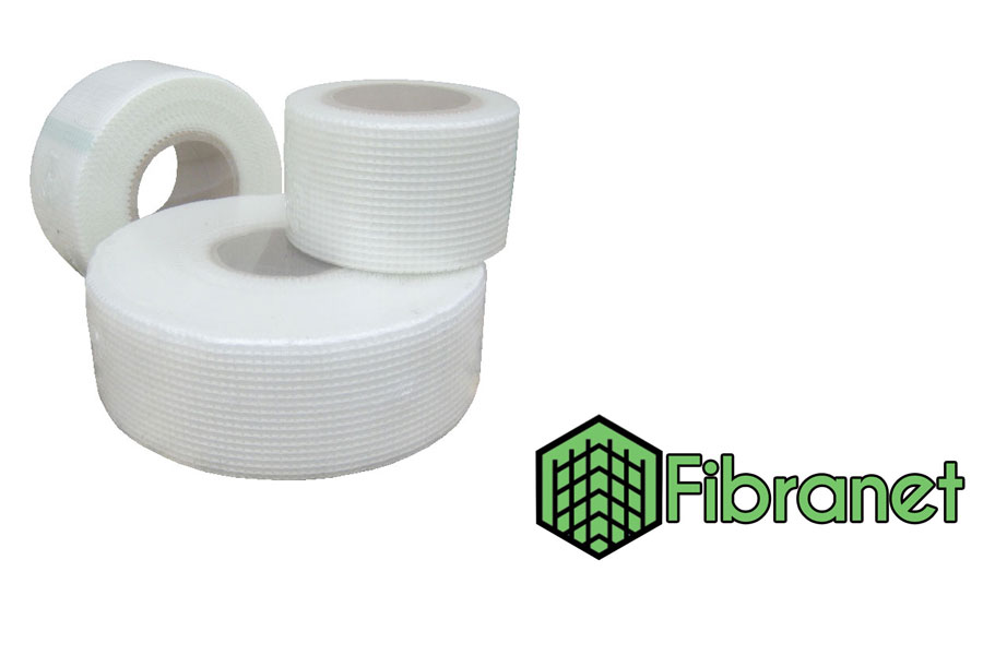  Fibranet Edilizia produce e distribuisce reti  fibra di vetro che sono impiegate per rasature, intonaci e per la giunzione dei pannelli in cartongesso